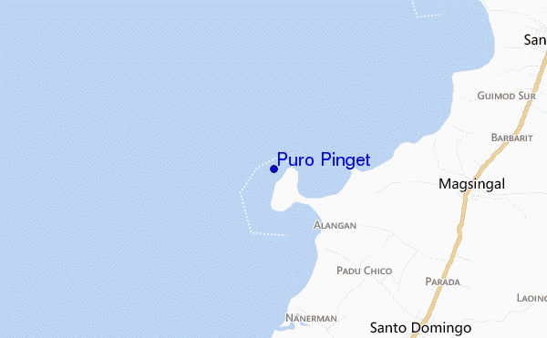carte de localisation de Puro Pinget
