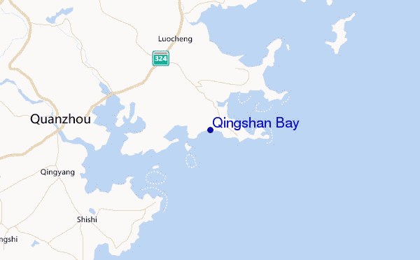 Qingshan Bay Location Map