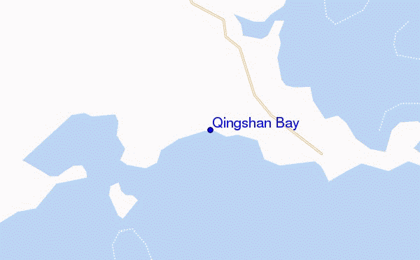 carte de localisation de Qingshan Bay