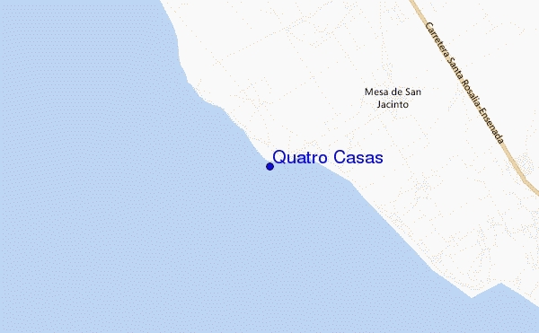 carte de localisation de Quatro Casas