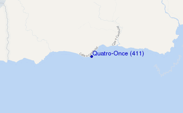 carte de localisation de Quatro-Once (411)