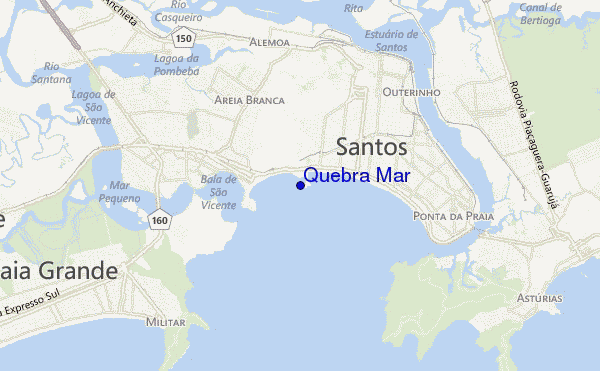 carte de localisation de Quebra Mar