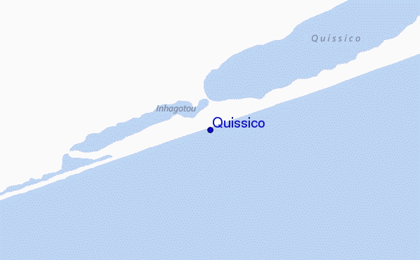 carte de localisation de Quissico