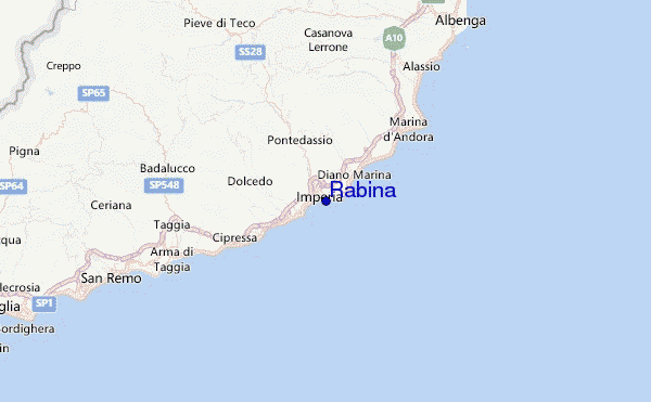 Rabina Location Map