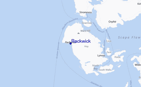 Rackwick Location Map