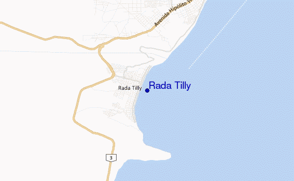 carte de localisation de Rada Tilly