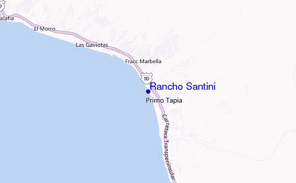 carte de localisation de Rancho Santini
