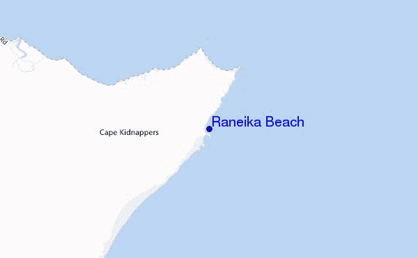 carte de localisation de Raneika Beach