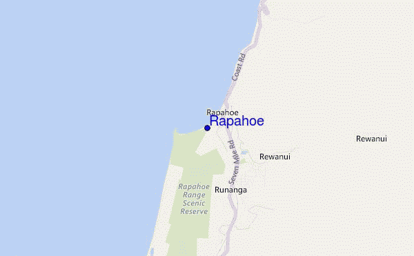 carte de localisation de Rapahoe