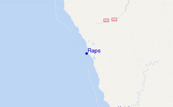 carte de localisation de Raps