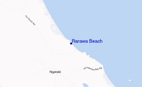 carte de localisation de Rarawa Beach