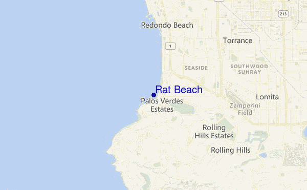 carte de localisation de Rat Beach