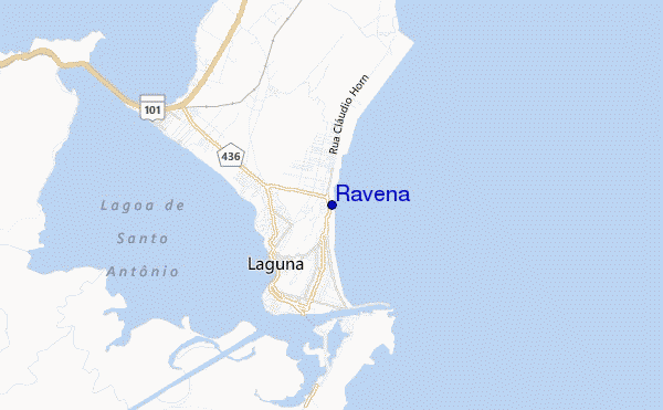 carte de localisation de Ravena