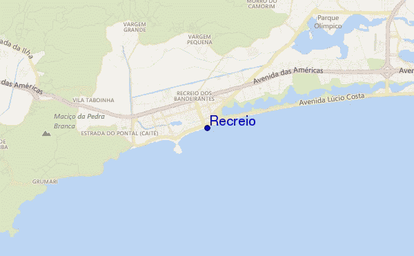 carte de localisation de Recreio