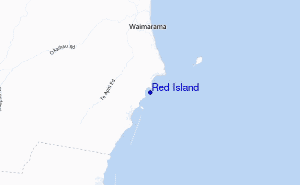 carte de localisation de Red Island