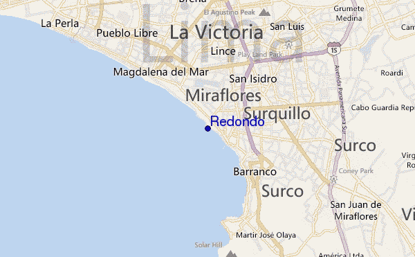 carte de localisation de Redondo