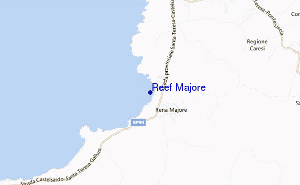 carte de localisation de Reef Majore