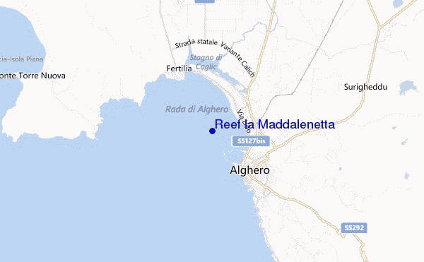 carte de localisation de Reef la Maddalenetta