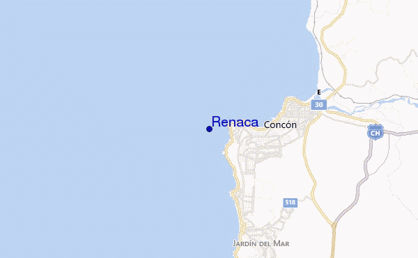 carte de localisation de Renaca