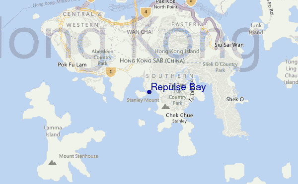 carte de localisation de Repulse Bay