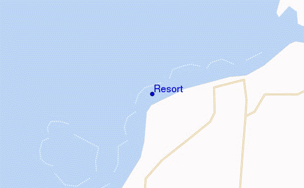 carte de localisation de Resort