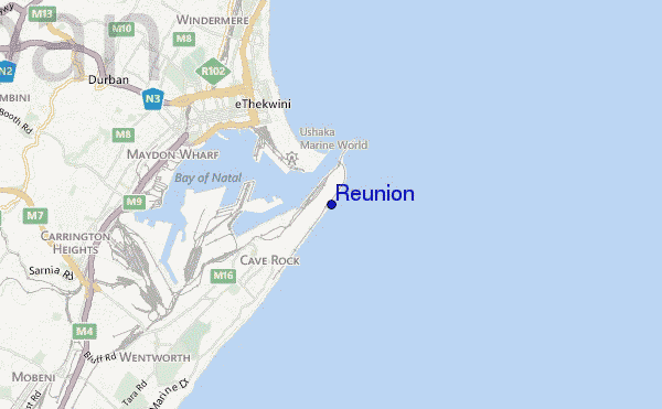 carte de localisation de Reunion