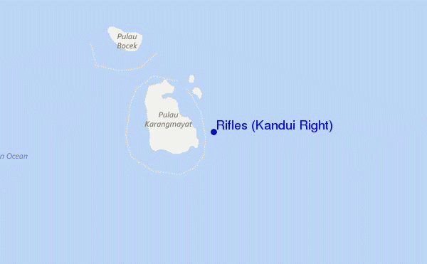 carte de localisation de Rifles (Kandui Right)