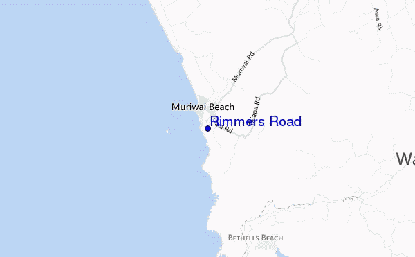 carte de localisation de Rimmers Road