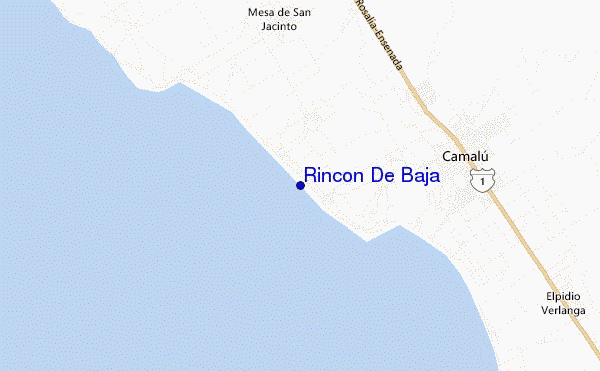 carte de localisation de Rincon De Baja