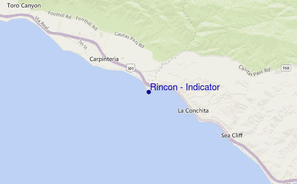 carte de localisation de Rincon - Indicator