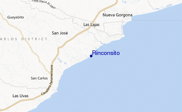 carte de localisation de Rinconsito