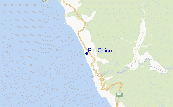 carte de localisation de Rio Chico