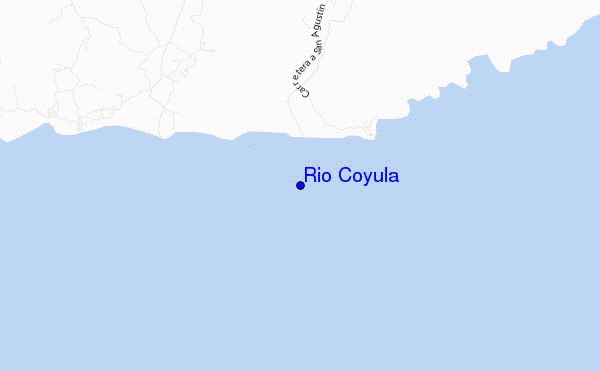 carte de localisation de Rio Coyula