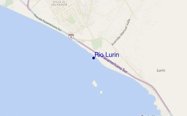 carte de localisation de Rio Lurin