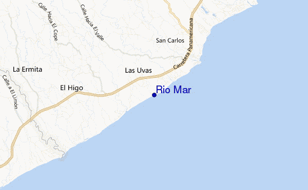 carte de localisation de Rio Mar