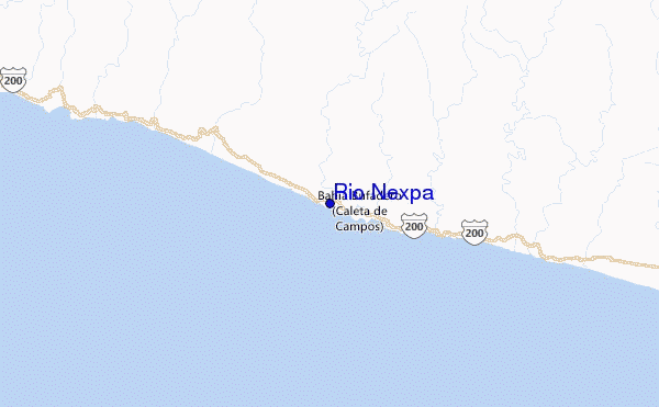 Rio Nexpa Location Map