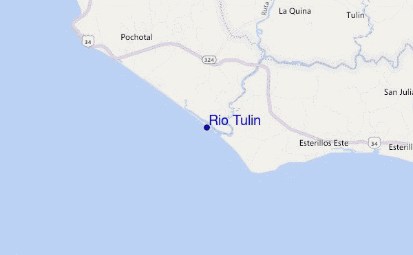 carte de localisation de Rio Tulin
