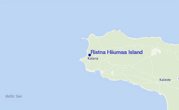 carte de localisation de Ristna Hiiumaa Island