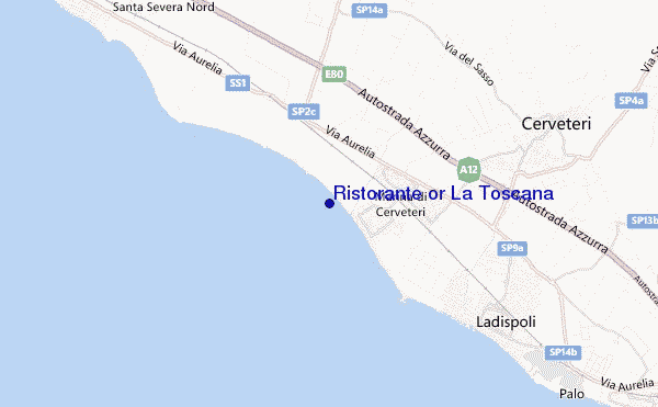 carte de localisation de Ristorante or La Toscana