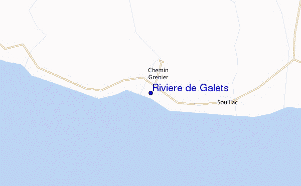 carte de localisation de Riviere de Galets