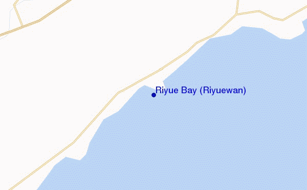 carte de localisation de Riyue Bay (Riyuewan)