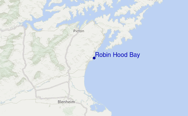 Robin Hood Bay Location Map