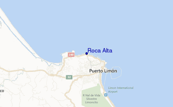 carte de localisation de Roca Alta