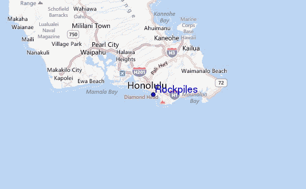 Rockpiles Location Map