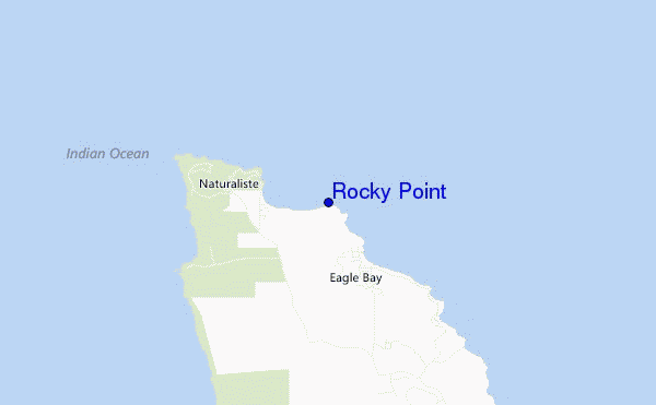 carte de localisation de Rocky Point