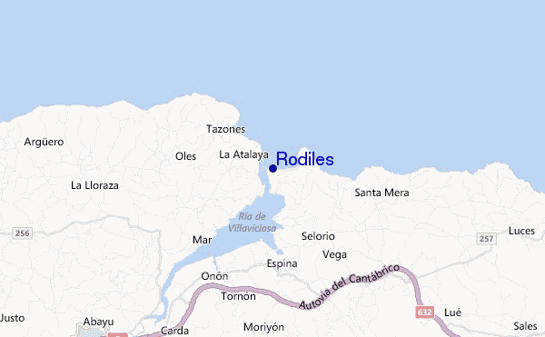 carte de localisation de Rodiles