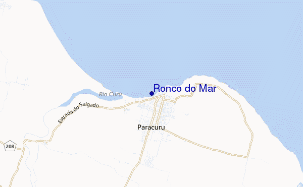 carte de localisation de Ronco do Mar