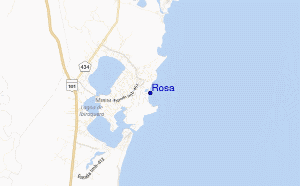 carte de localisation de Rosa