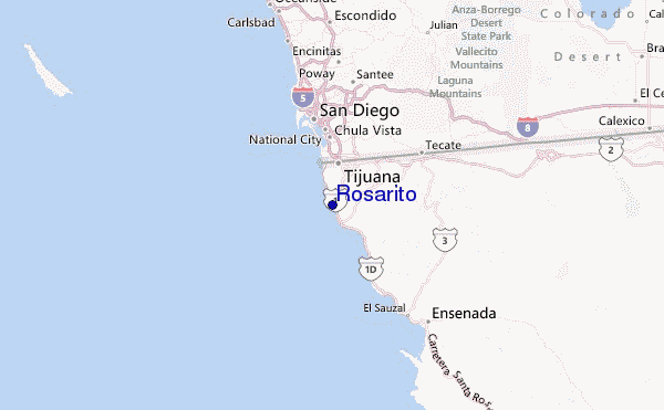Rosarito Prévisions de Surf et Surf Report (Baja Norte, Mexico)