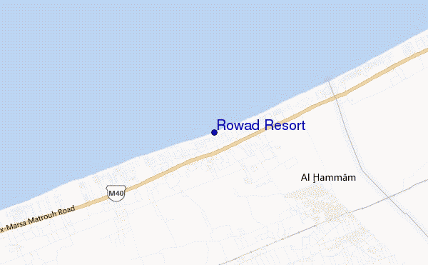 carte de localisation de Rowad Resort